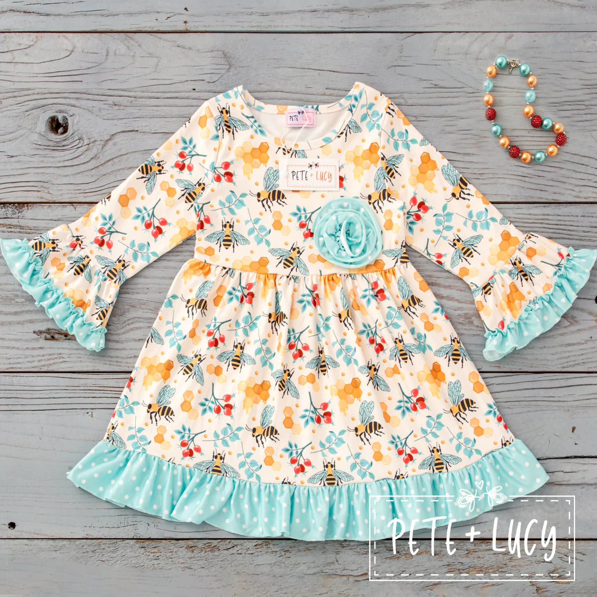 Bees & Honey Dress by Pete + Lucy