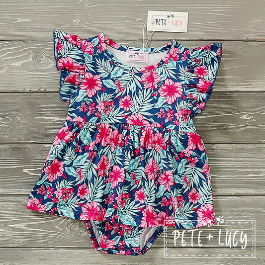 Tropical Paradise Infant Romper by Pete + Lucy