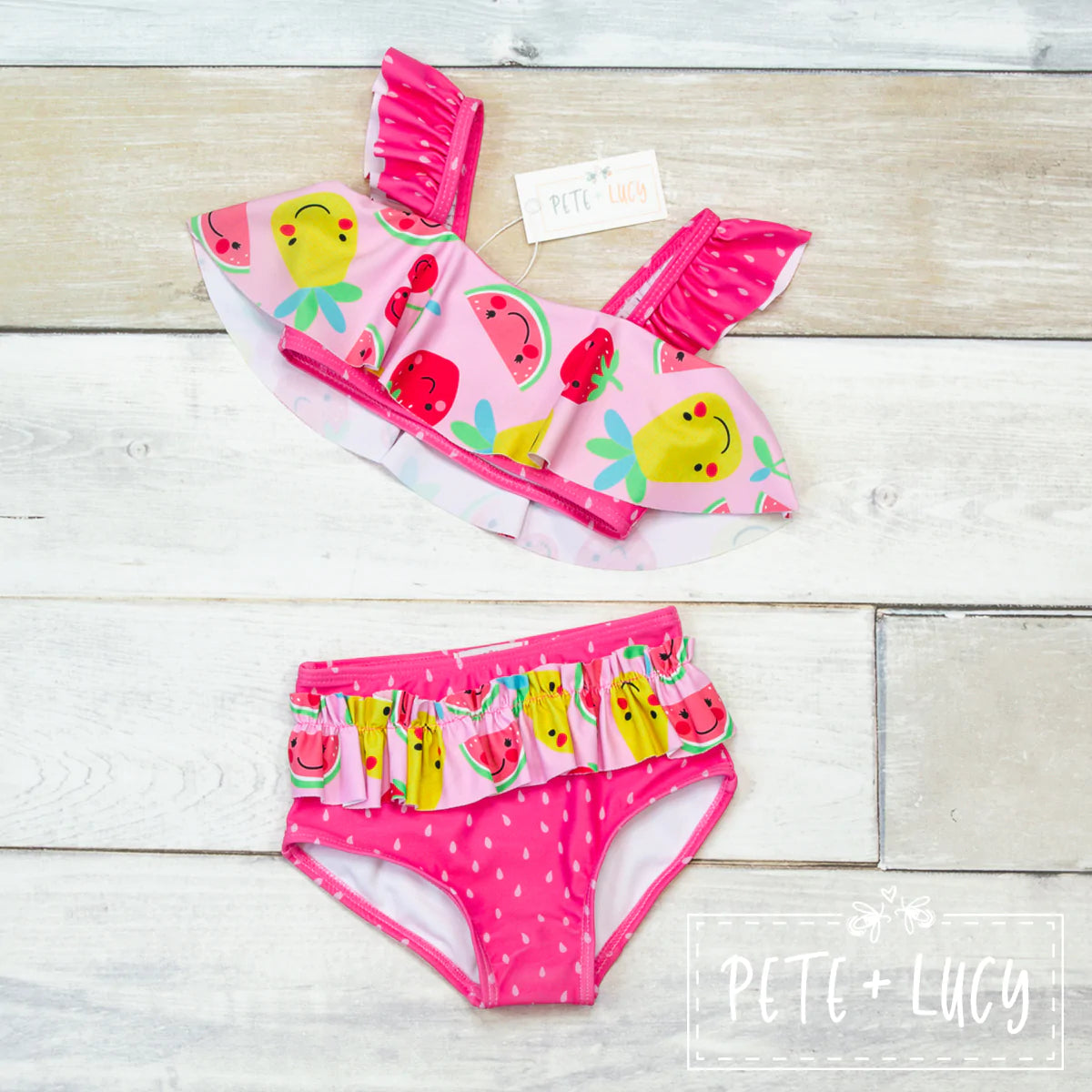 Fruit Galore 2-Piece Swim by Pete + Lucy