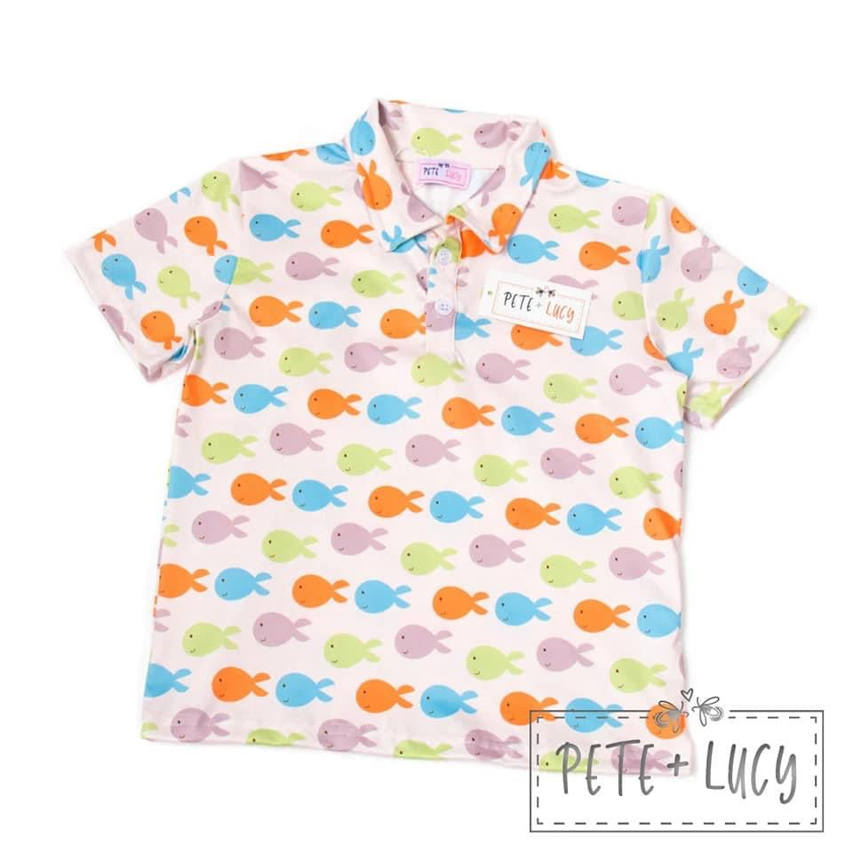 Come Swim With Me-Boys Shirt by Pete + Lucy