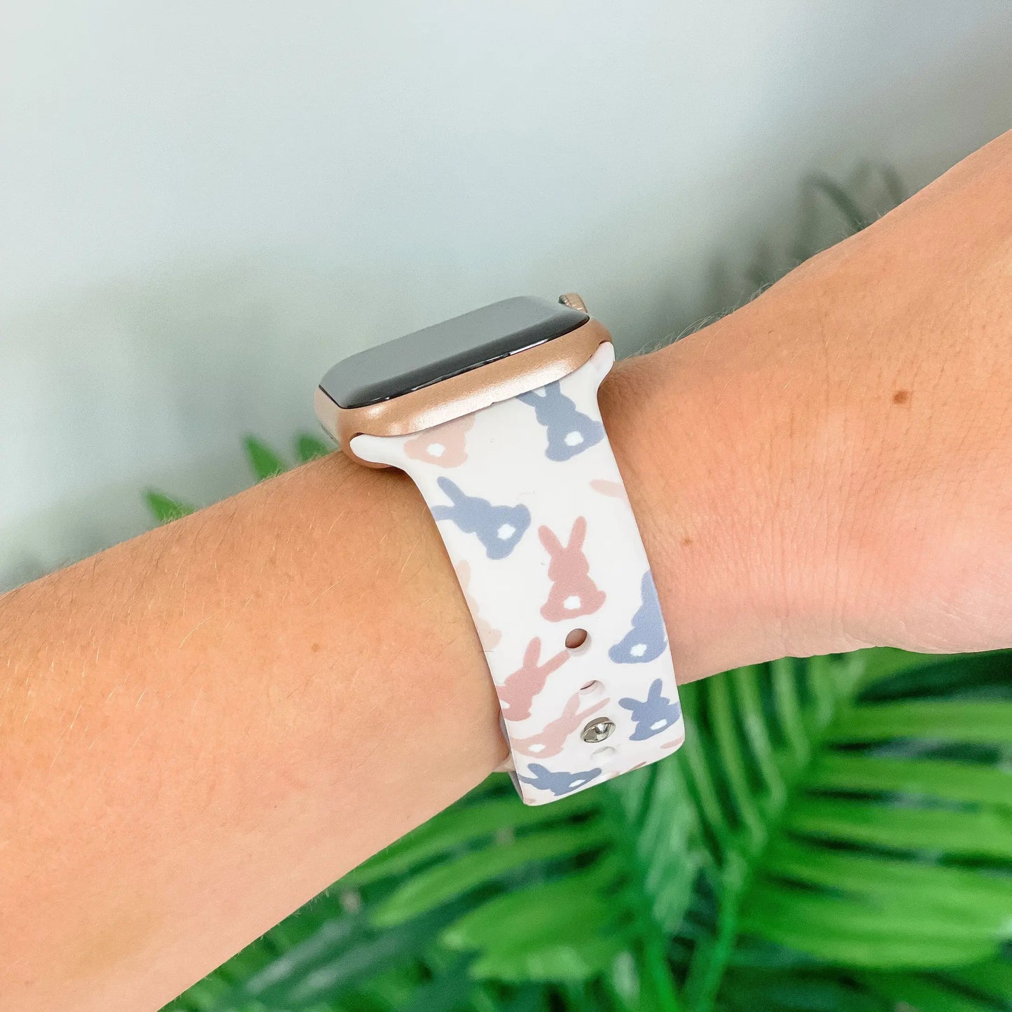 Bunny Printed Silicone Smart Watch Band