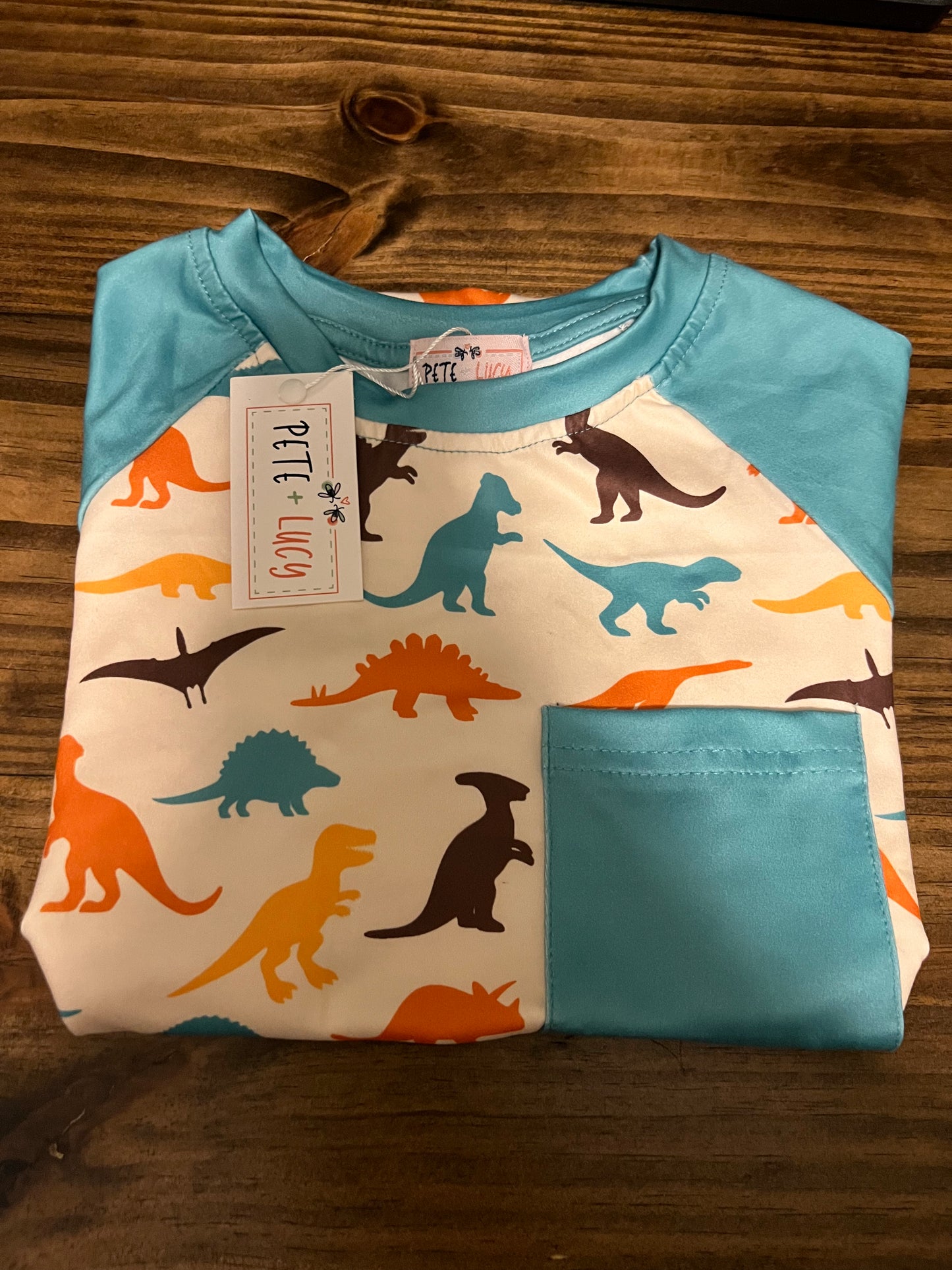 Delightful Dinosaur Tee By Pete + Lucy