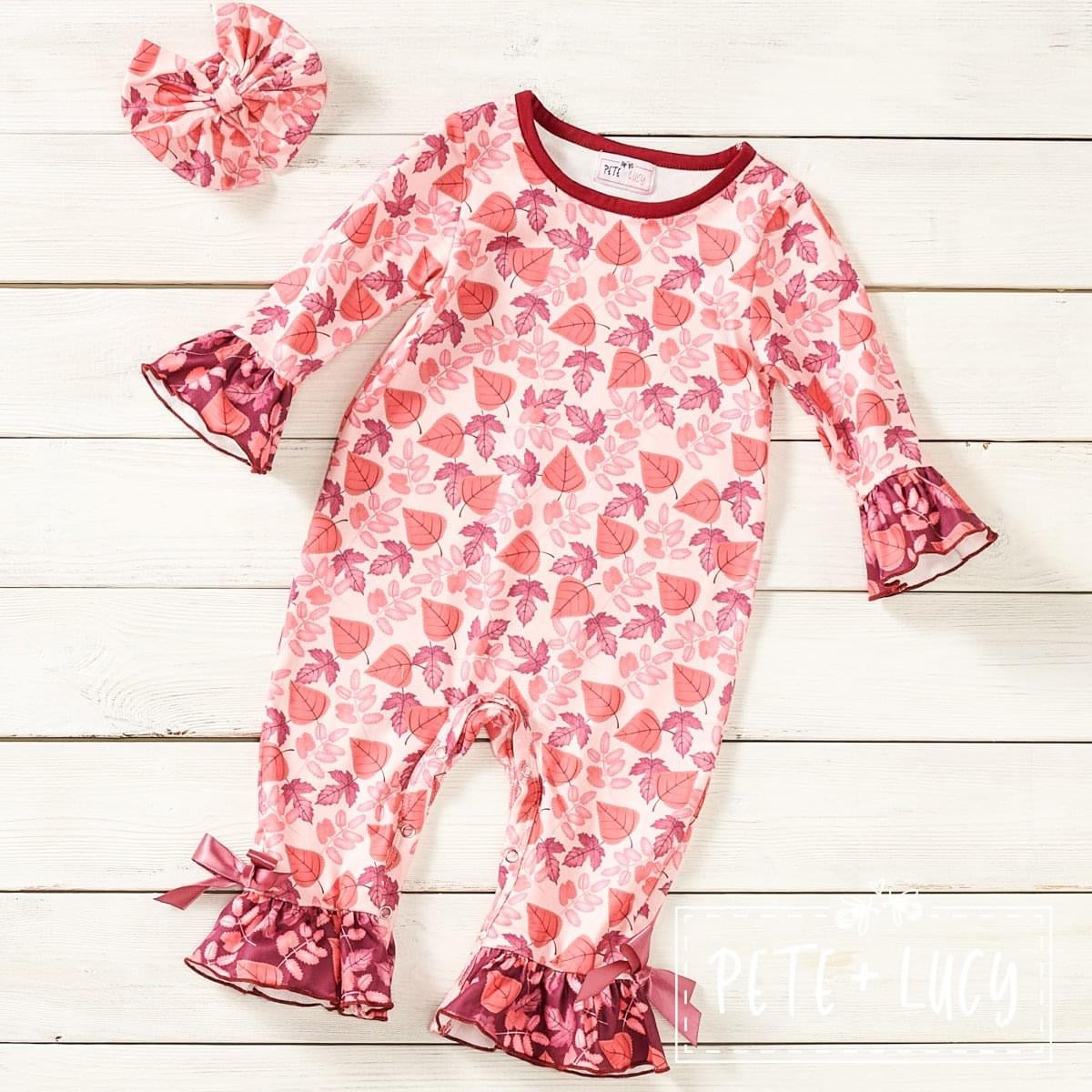 Fall Festival Infant Romper by Pete + Lucy