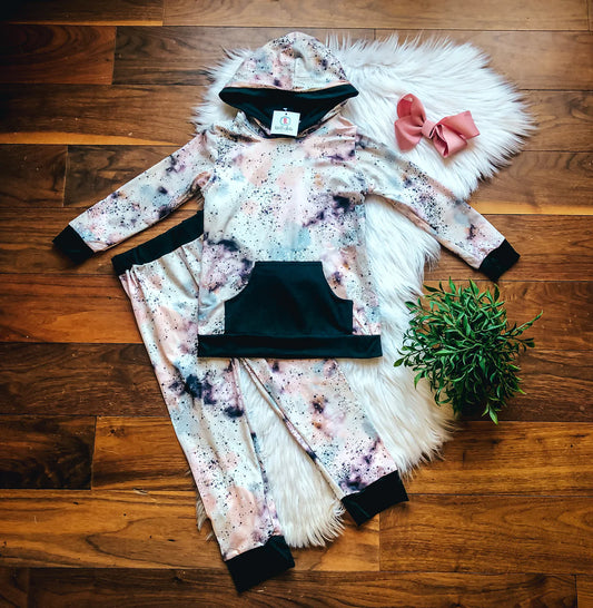 Splatter Tie Dye Jogger Set by Wellie Kate