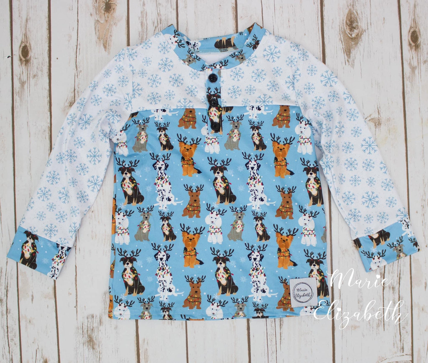 Reindeer Dog Tee by Marie Elizabeth