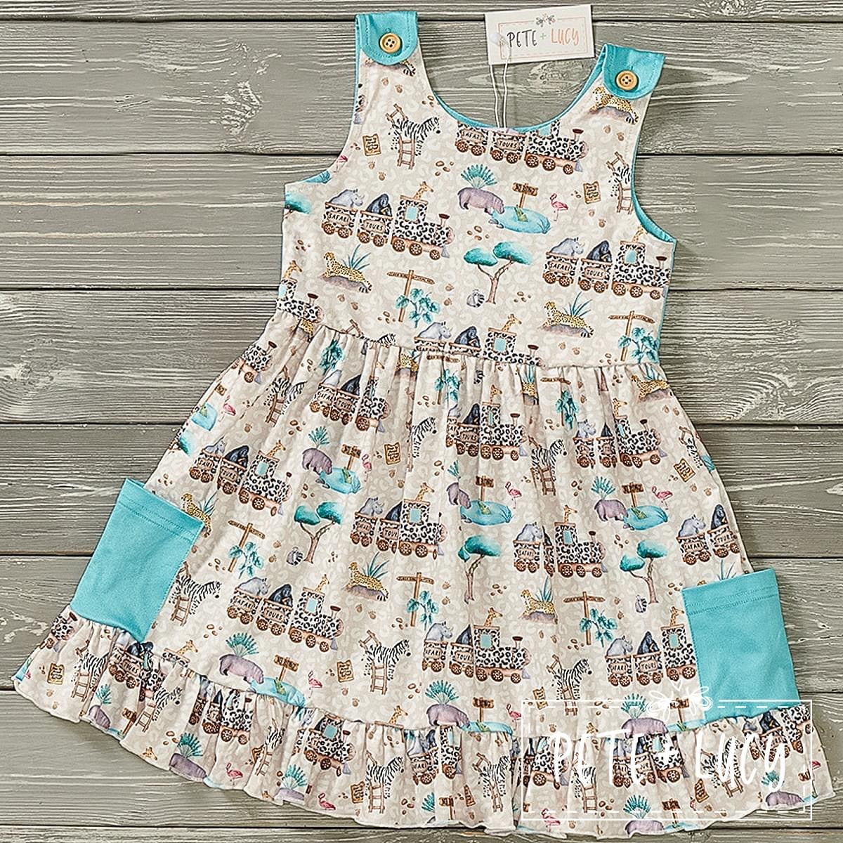 Pre-Order Safari Train Dress By Pete + Lucy
