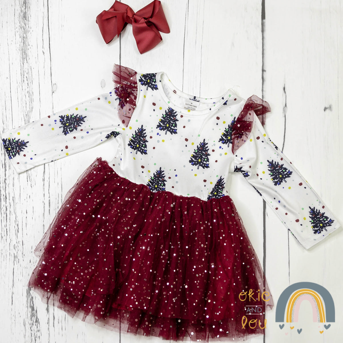 Shiny Christmas Tulle Dress by Okie & Lou