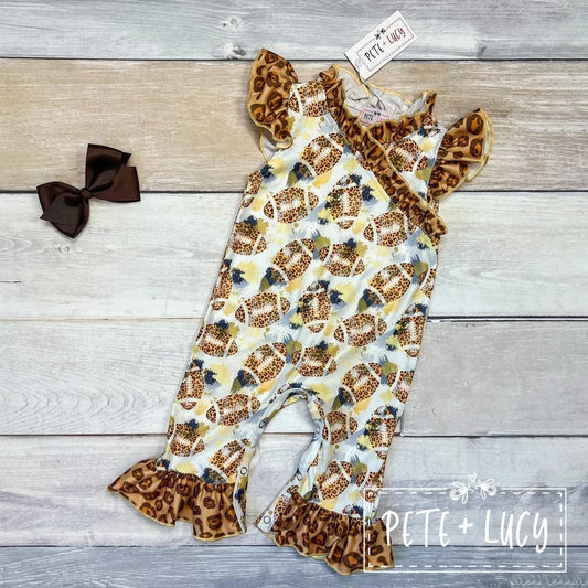 Football Safari Romper by Pete + Lucy
