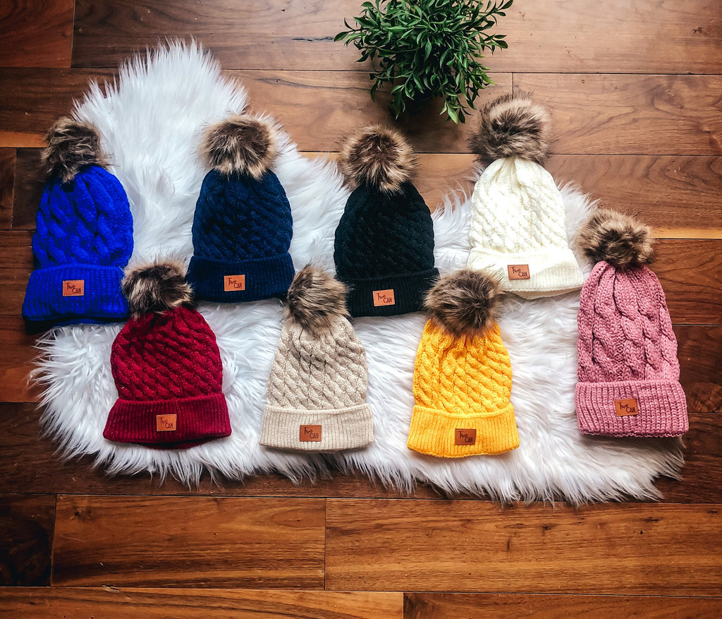 Medium Pom Beanie by TwoCan
