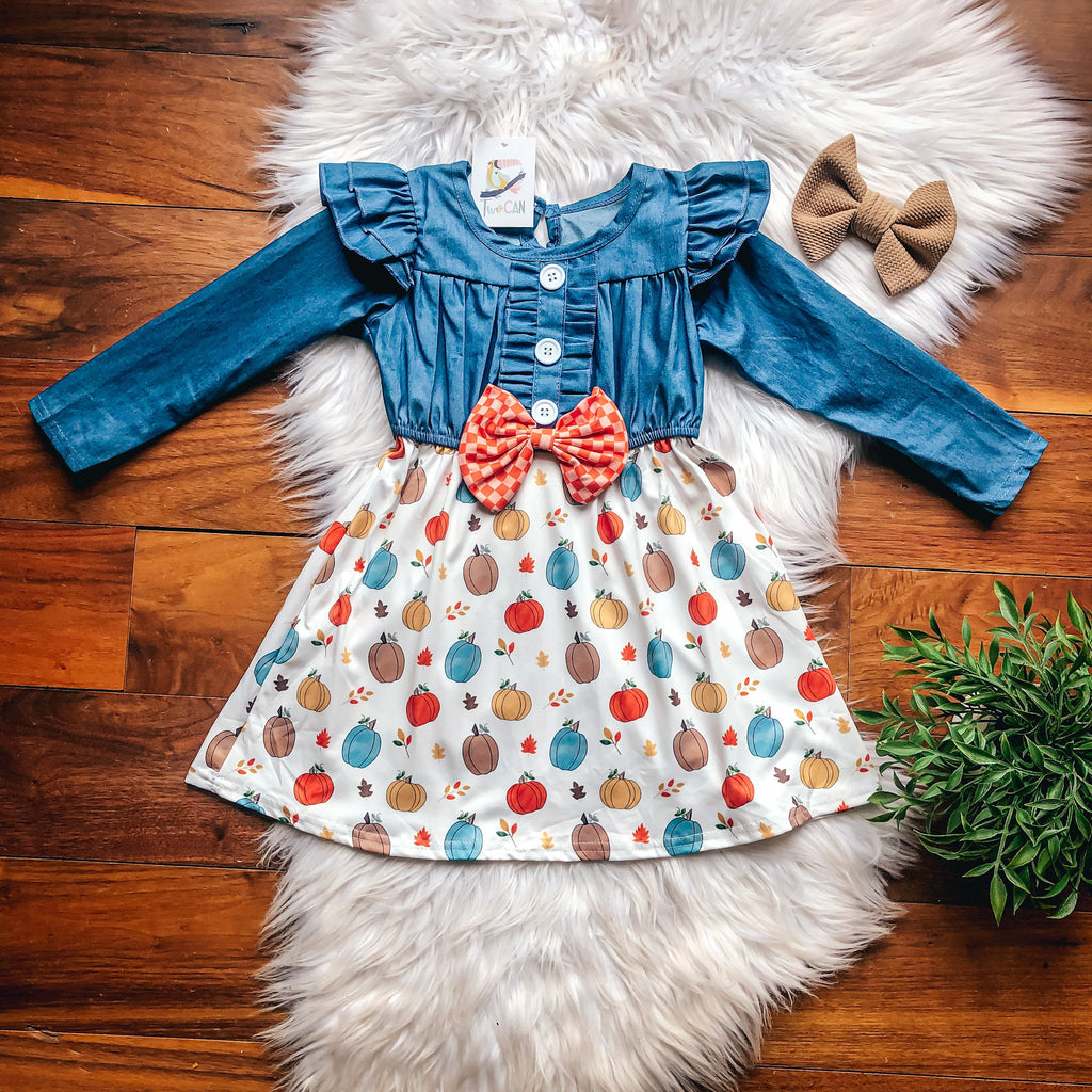 Pumpkin Picking Dress by TwoCan