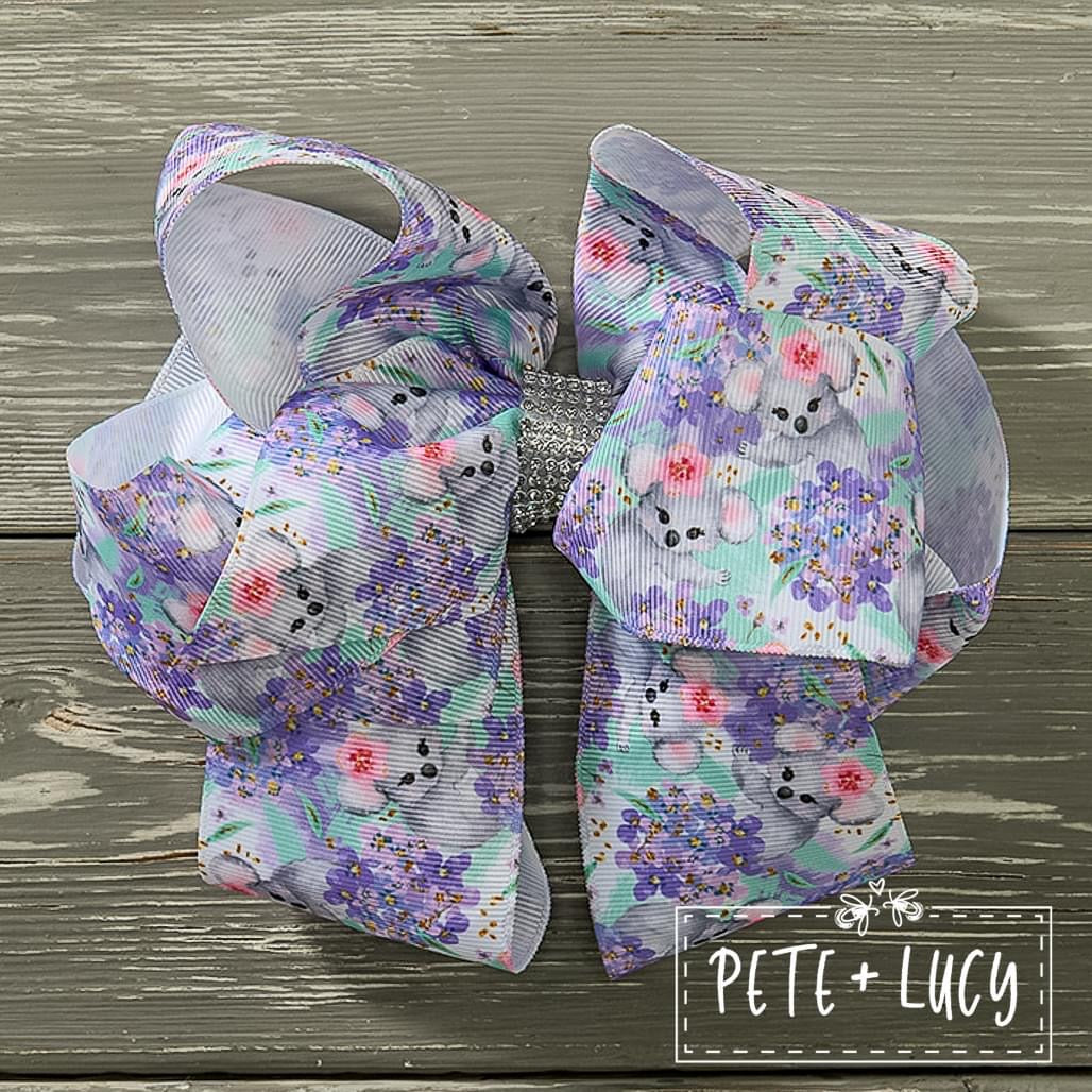 Blooming Koala Deluxe Bow by Pete + Lucy