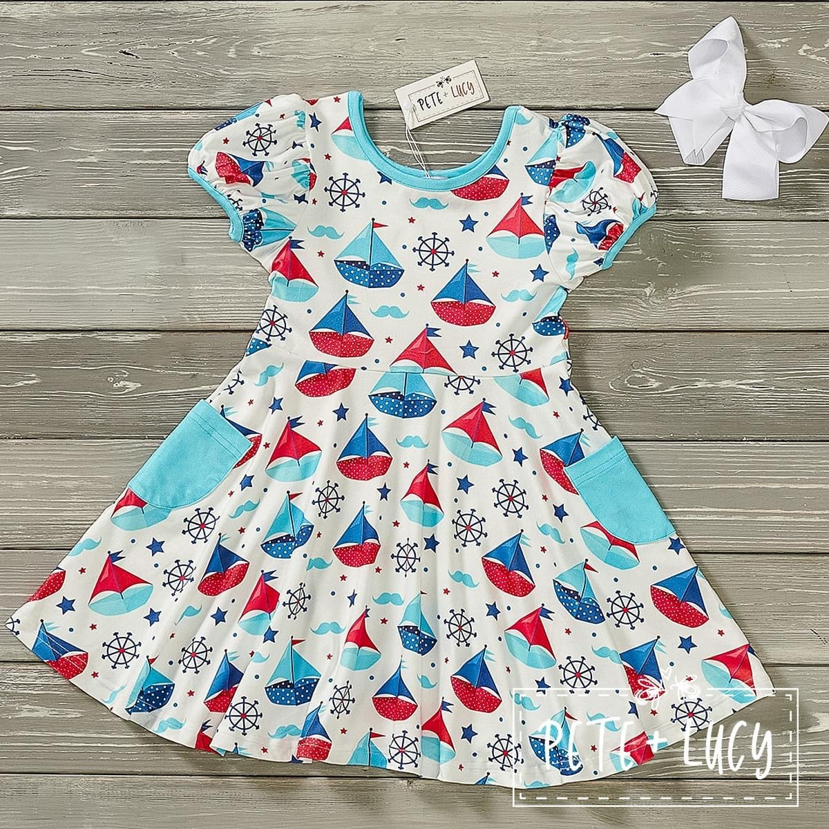 Pre-Order Come Sail With Me Dress by Pete + Lucy