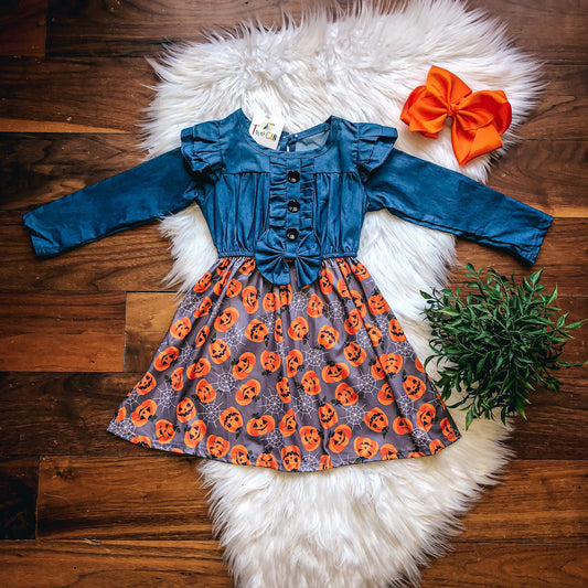 Spooky Pumpkin Dress by TwoCan