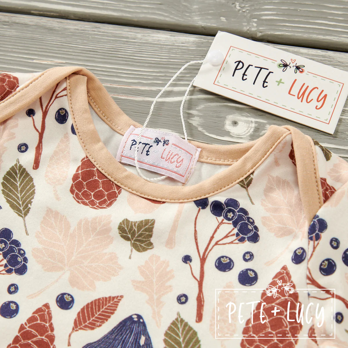 Fun in the Forest Infant Romper by Pete + Lucy