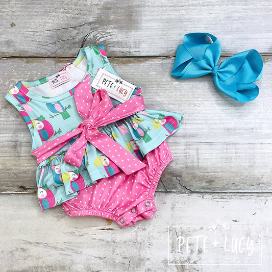 Tropic Like It’s Hot Infant Romper By Pete + Lucy