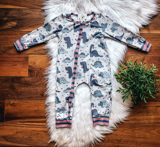 Dino Love Boys Infant Romper by TwoCan