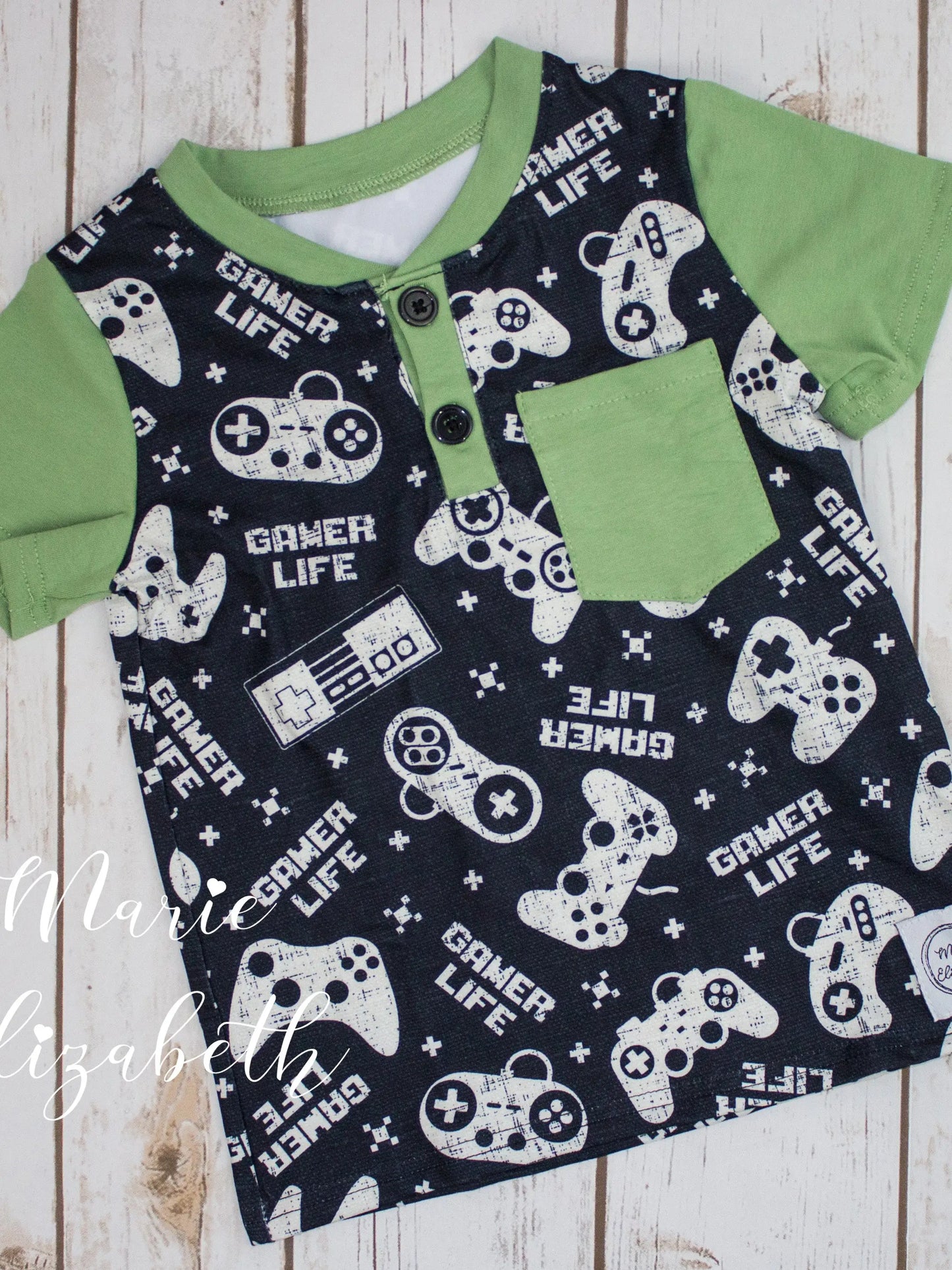 Gamer Life Tee by Marie Elizabeth