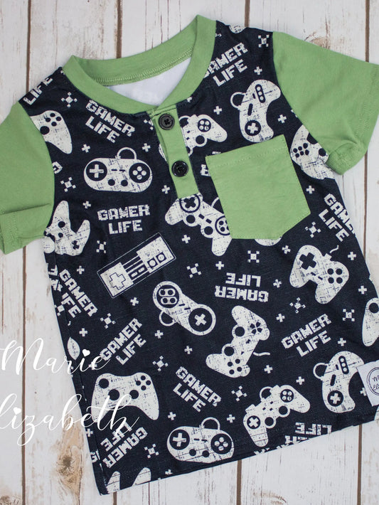 Gamer Life Tee by Marie Elizabeth