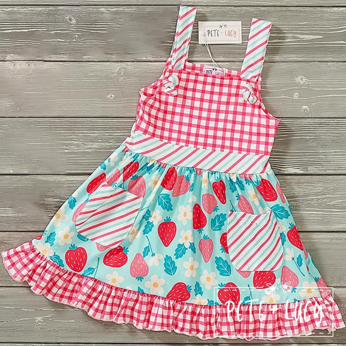 Strawberry Patch Dress by Pete + Lucy