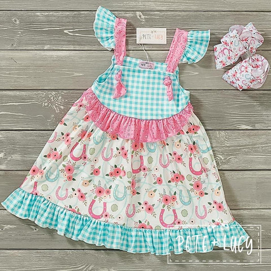 Horse Shoe Floral Dress by Pete + Lucy