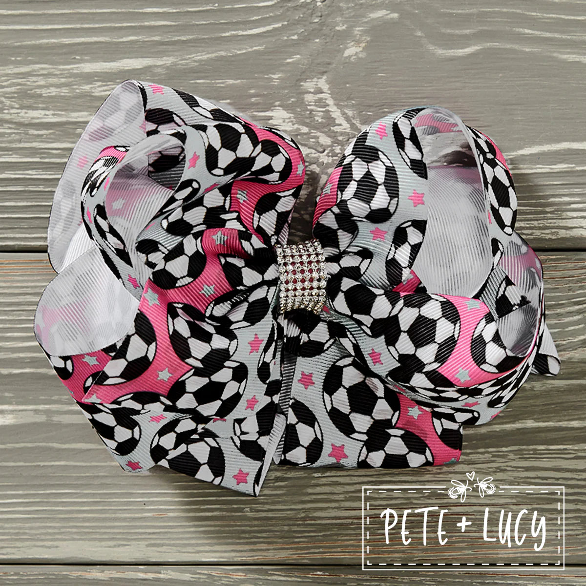 Star Soccer Deluxe Bow By Pete + Lucy