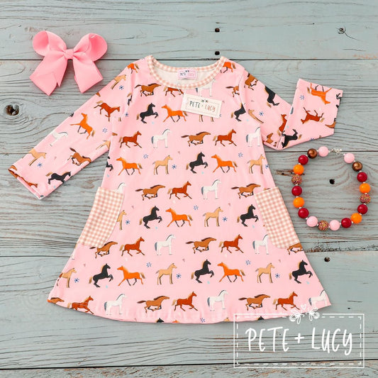 I Love Horses Dress by Pete + Lucy