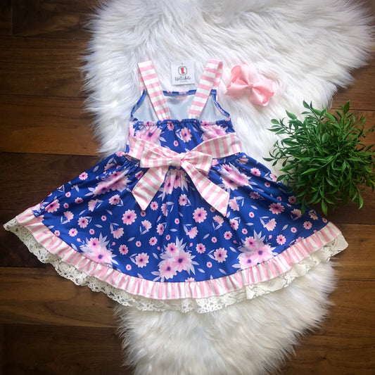 Pink Daisy Dress by Wellie Kate