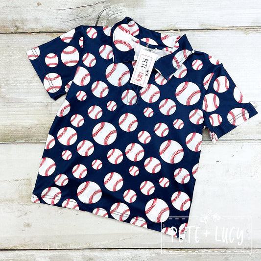 Batter Up Boys Tee by Pete + Lucy