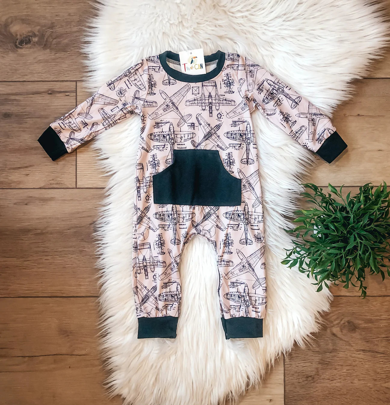 Art of Flying Infant Romper by TwoCan