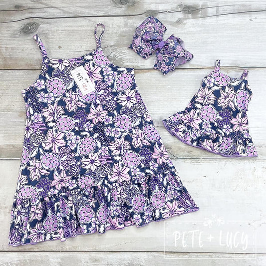 Tropical Turtle Dress by Pete + Lucy