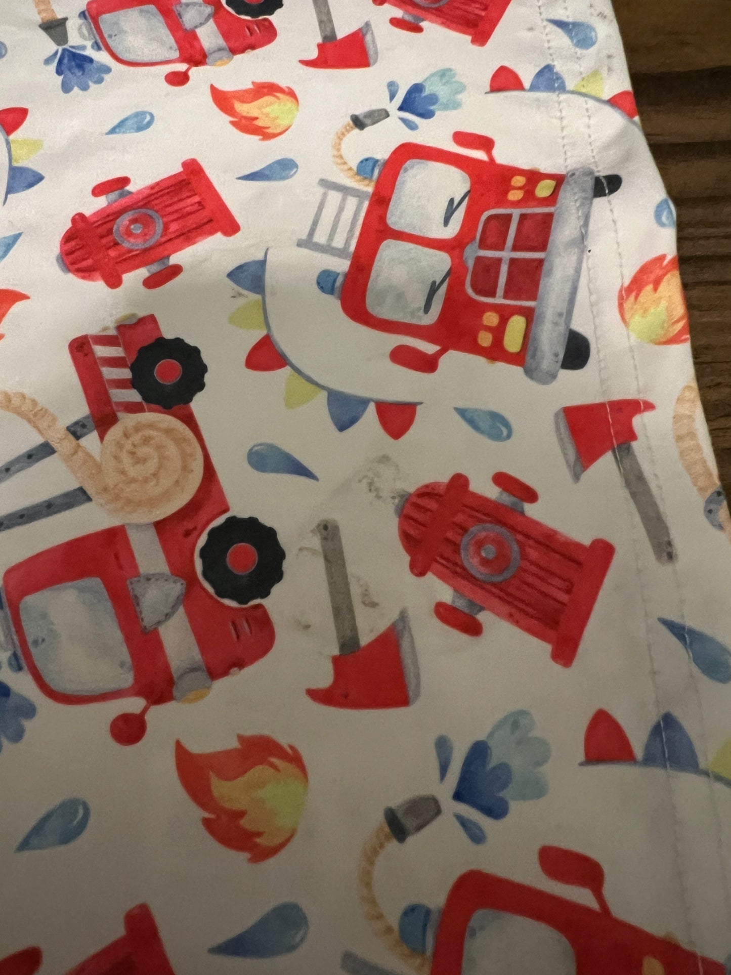 My Big Red Fire truck Tee by Pete + Lucy