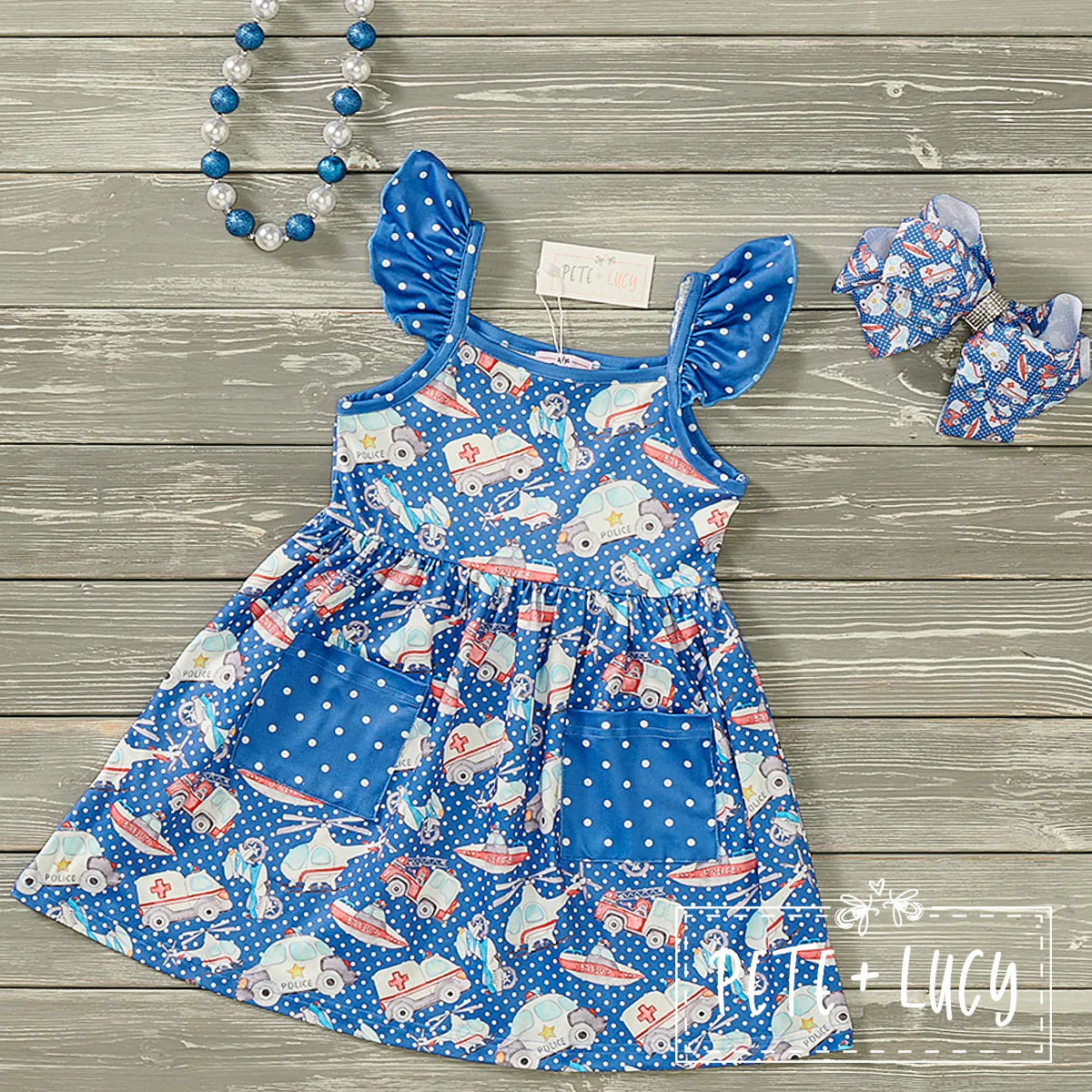 Rescue Me! Short Sleeve Dress by Pete + Lucy