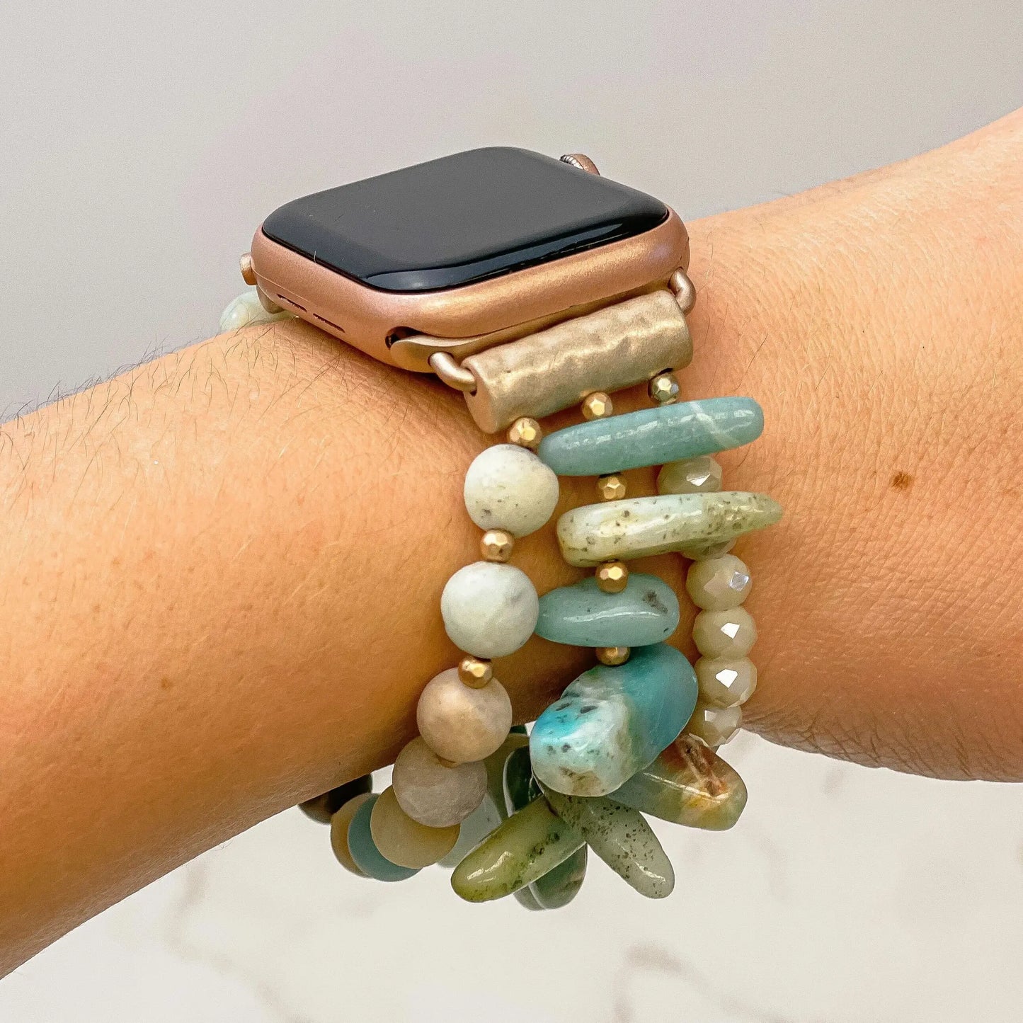 Gemstone Stretch Smart Watch Band