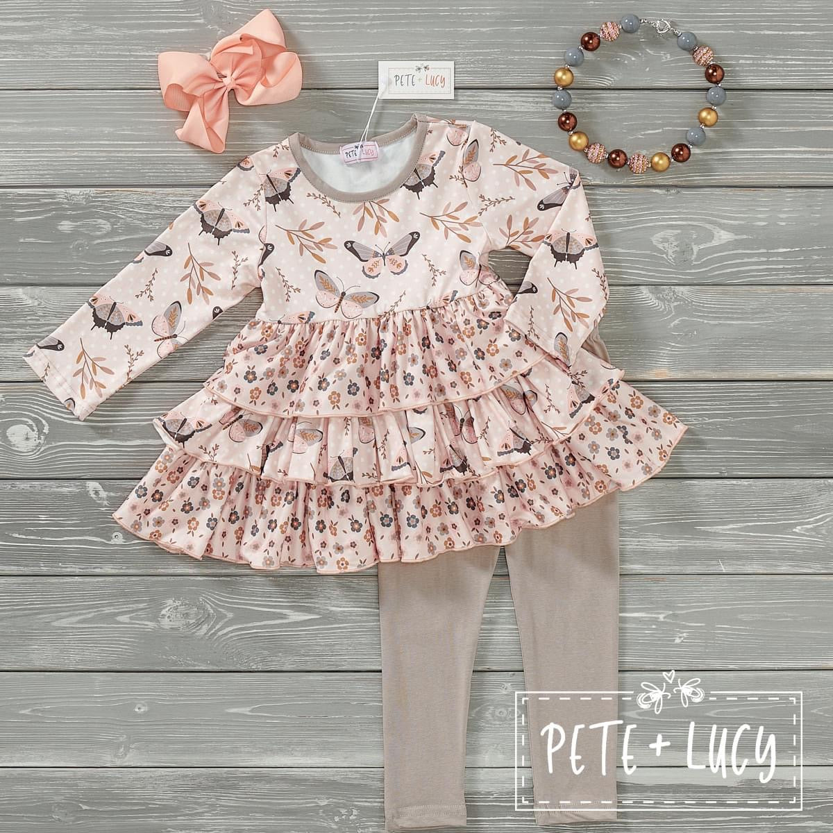 Fall Butterflies 2-Piece Set by Pete + Lucy